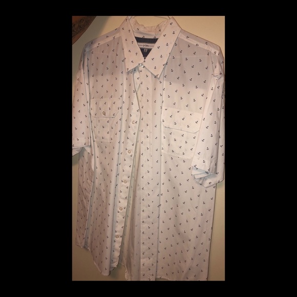 Men’s PD&Co Anchor Button Down Shirt - Picture 1 of 8